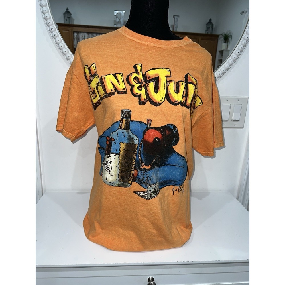 Snoop Doggy Dogg Gin & Juice Album Cover Art Hip Hop Tee S/M